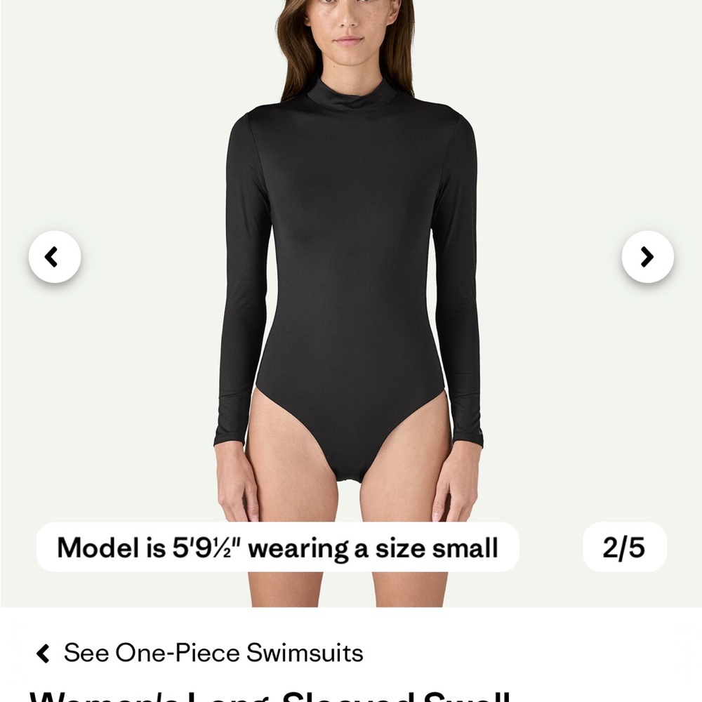 Patagonia Long-Sleeve Swell Seeker One-Piece Swimsuit